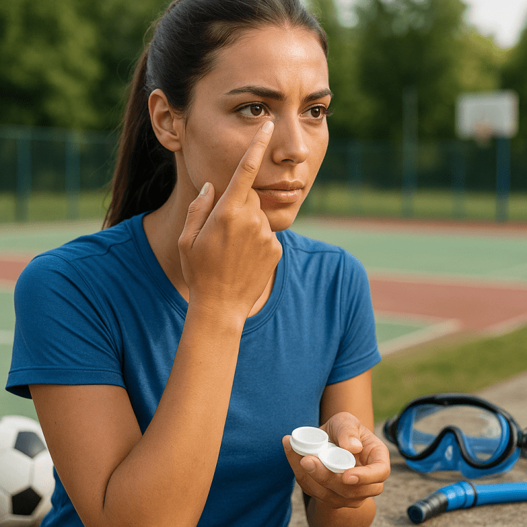 Jak dobrać soczewki kontaktowe do uprawianego sportu?