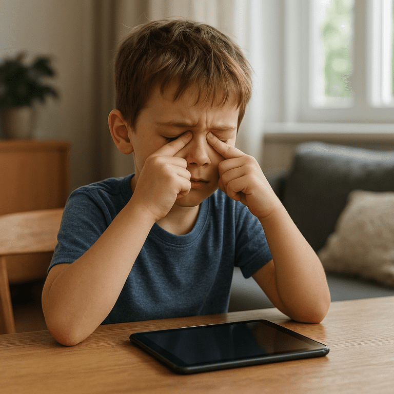 Jak ograniczyć wpływ ekranów na wzrok dziecka?