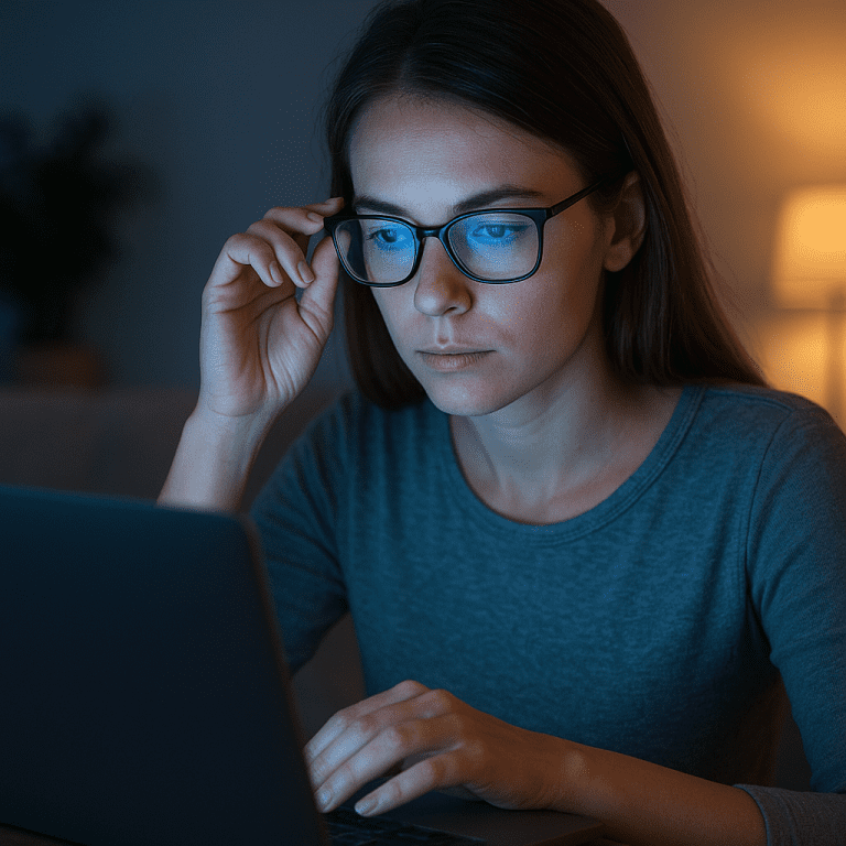 Jak chronić wzrok przed szkodliwym światłem niebieskim?