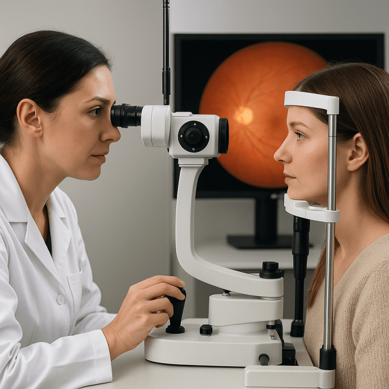 Jak wygląda badanie dna oka i co może ujawnić?