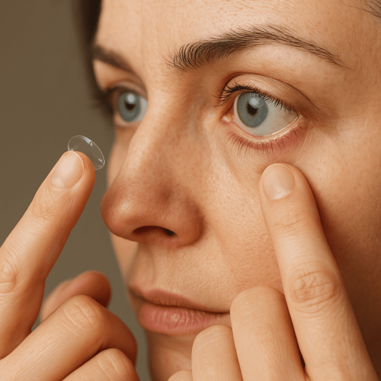 Jak rozpoznać, że soczewki są odwrotnie założone?