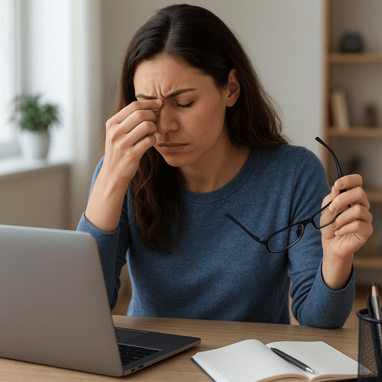 Jakie są objawy przemęczenia wzroku i jak mu zapobiegać?