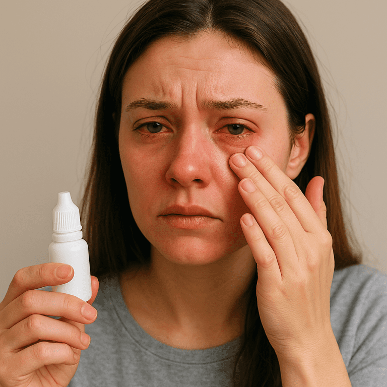 Jakie są objawy uczulenia na płyn do soczewek?