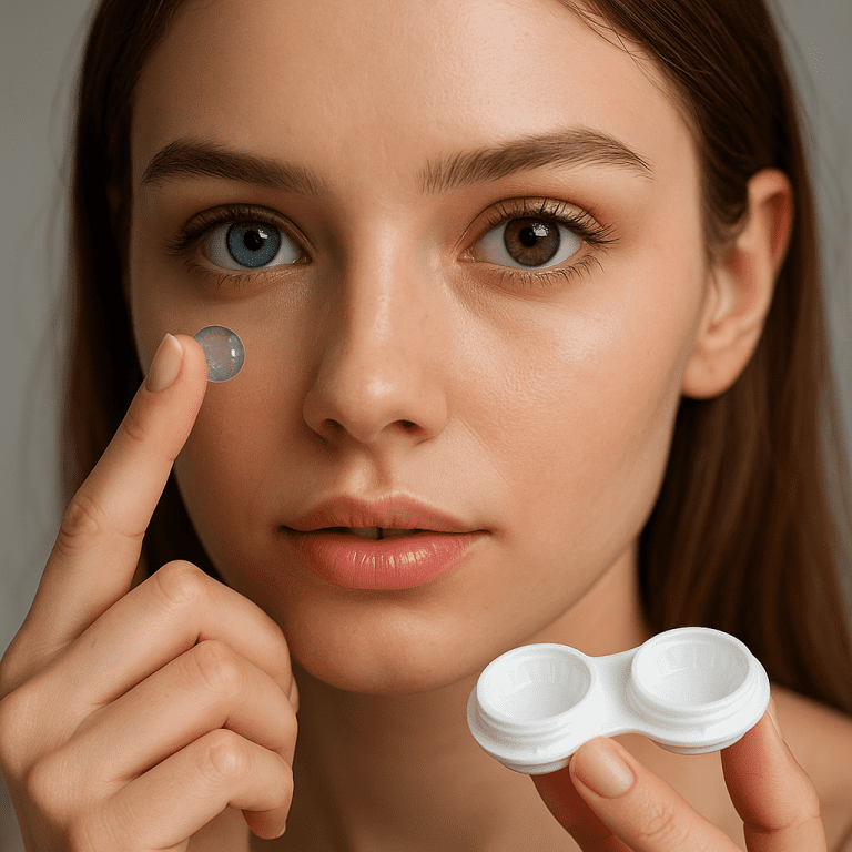 Soczewki kolorowe – moda, bezpieczeństwo i pielęgnacja