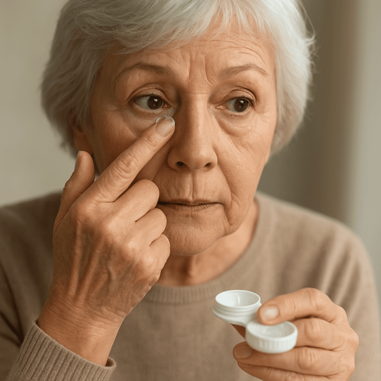 Czy soczewki kontaktowe są odpowiednie dla osób starszych?