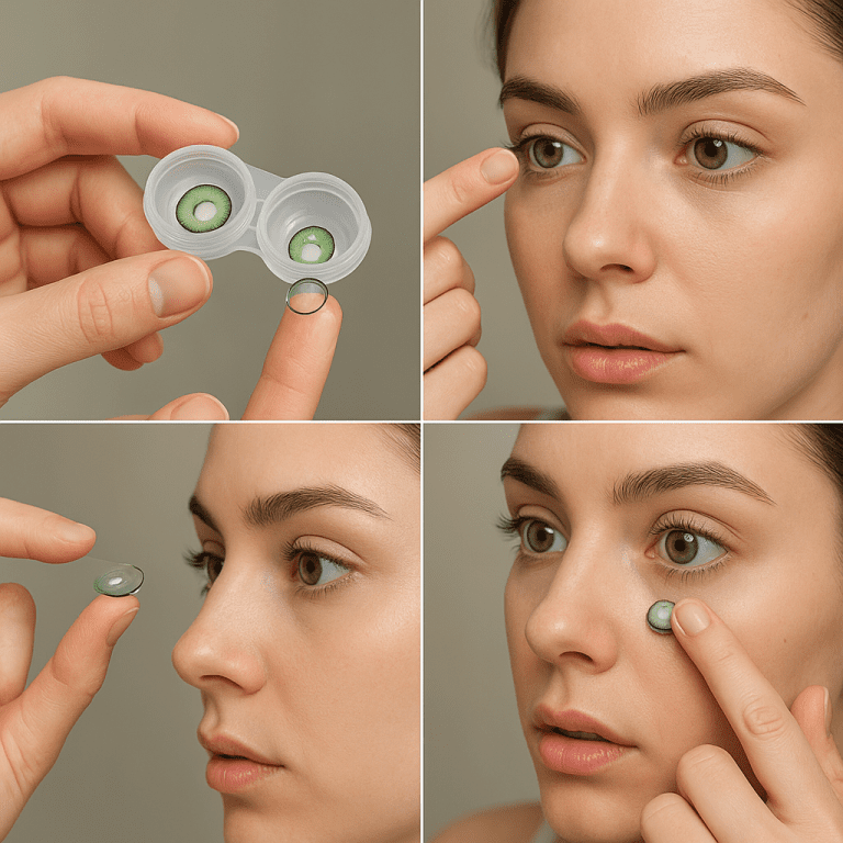 Jakie są zasady zakładania soczewek kolorowych?