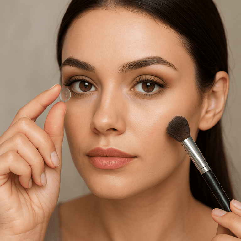 Soczewki a makijaż – jak łączyć jedno z drugim?