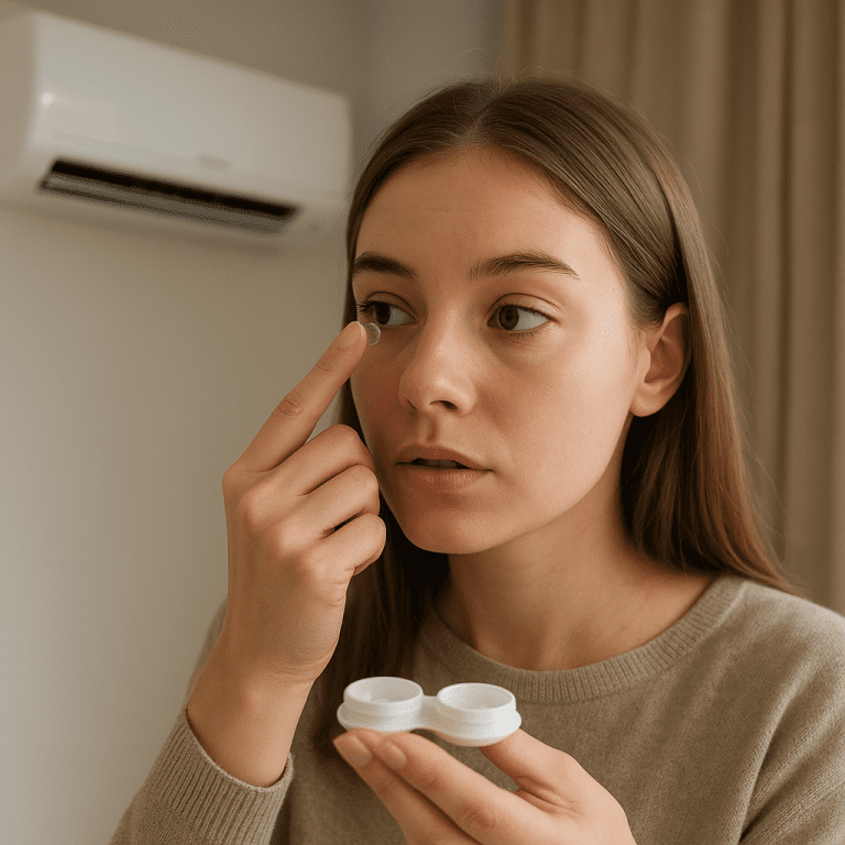 Jak poprawić komfort noszenia soczewek kontaktowych w klimatyzowanych pomieszczeniach?