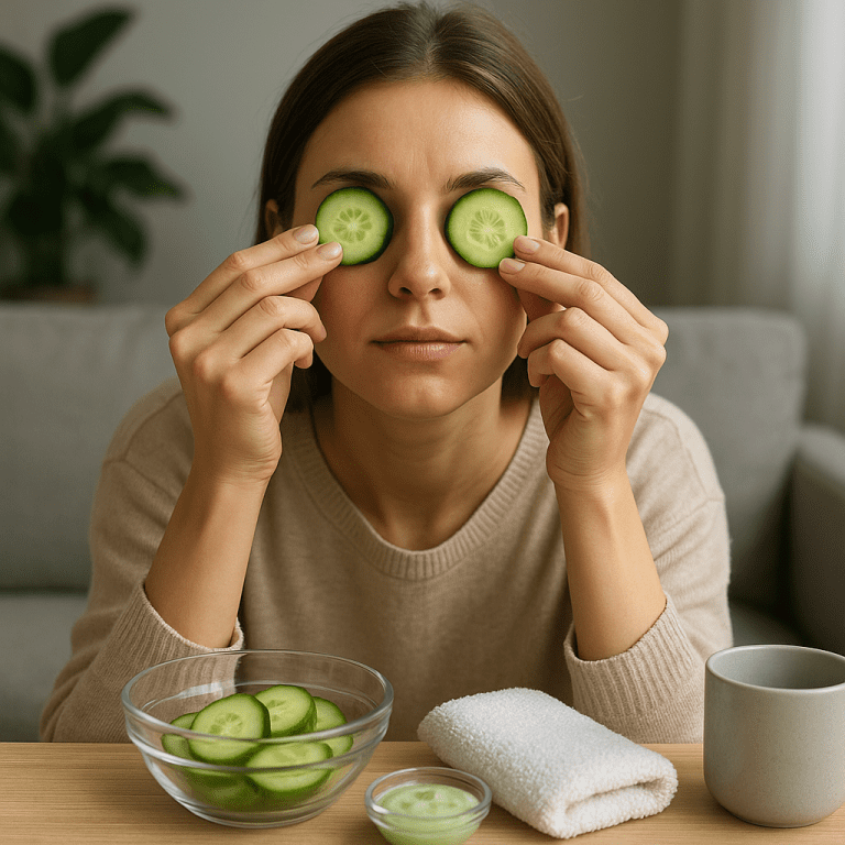 Jakie są najlepsze domowe sposoby na zmęczone oczy?